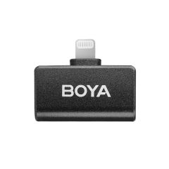 BOYA Omic-D Wireless İkili Yaka Mikrofonu Lightning (Siyah)